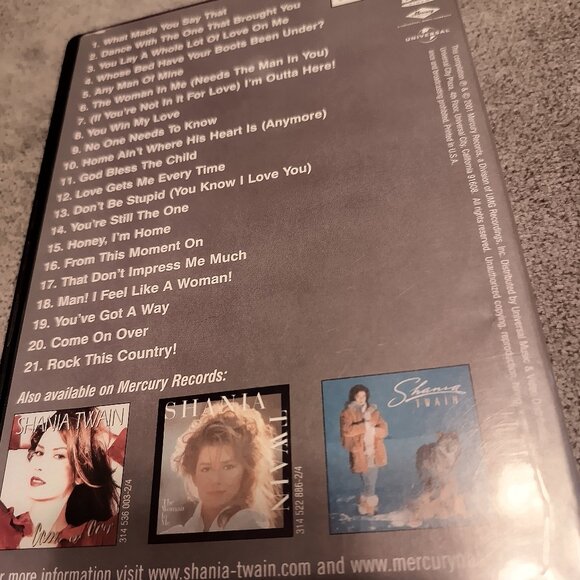 SHANIA TWAIN THE PLATINUM COLLECTION DVD - COME ON OVER CD - Picture 2 of 4
